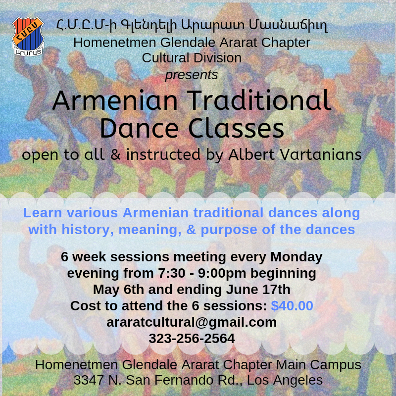 Armenian Traditional Dance Classes