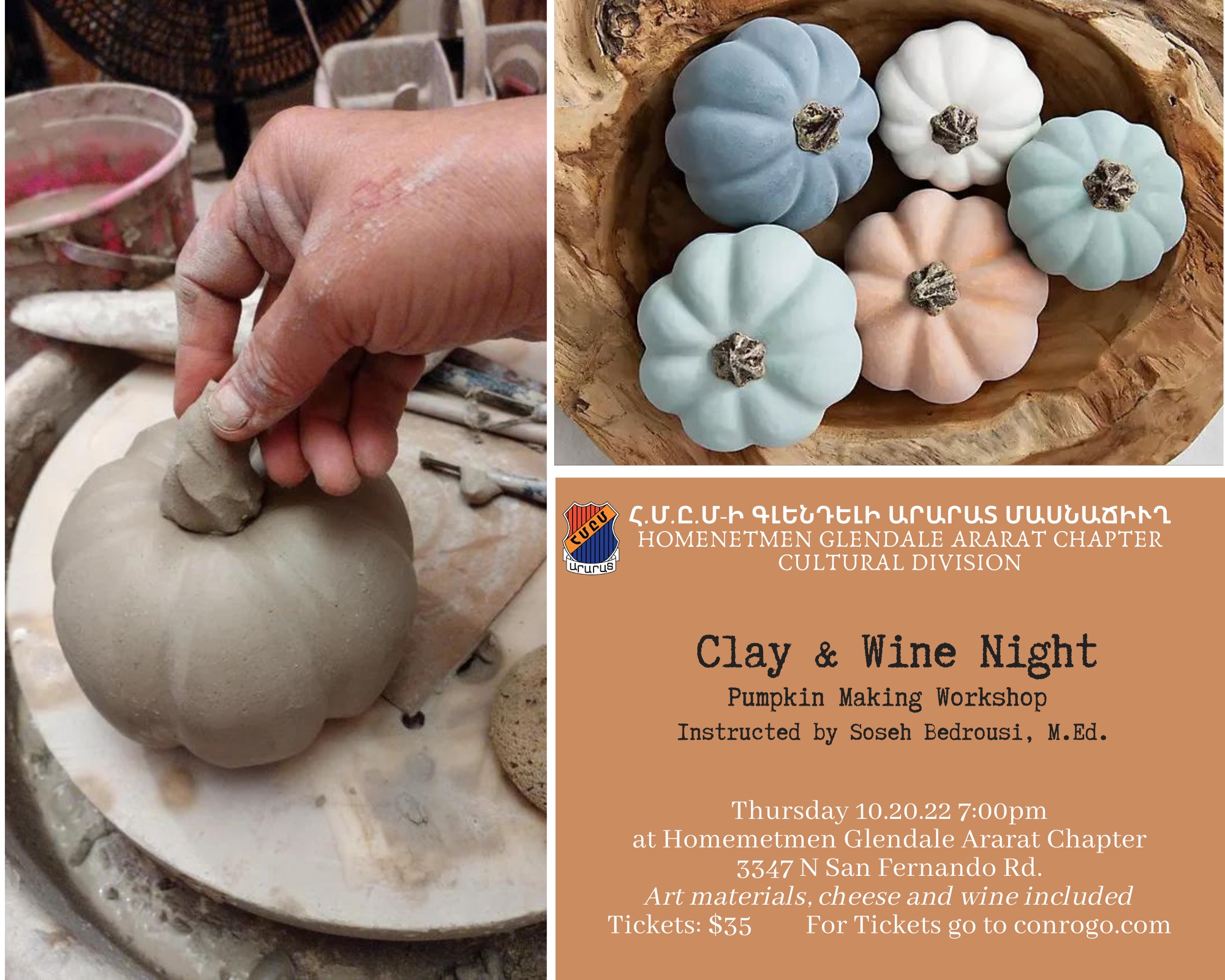 Clay & Wine Night