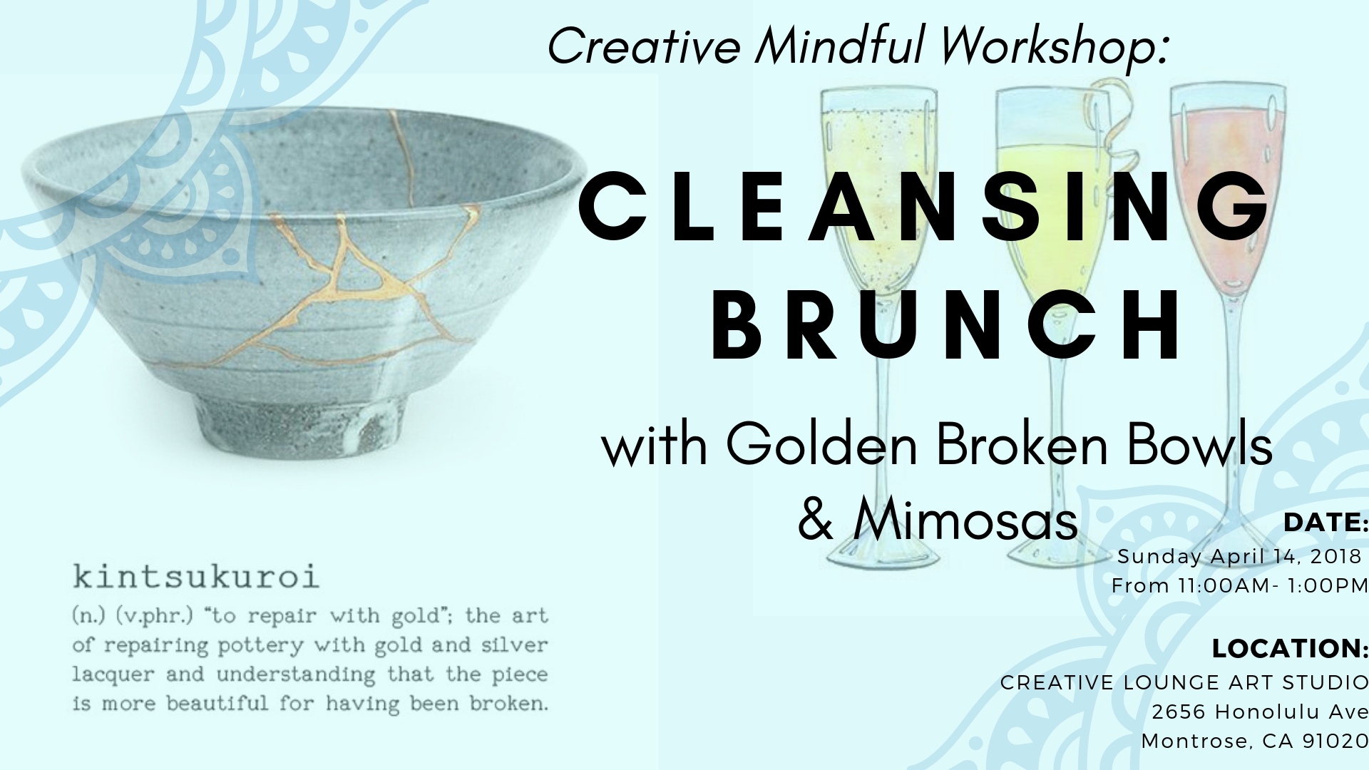 Creative Mindful Workshops: Cleansing Brunch with Mimosas