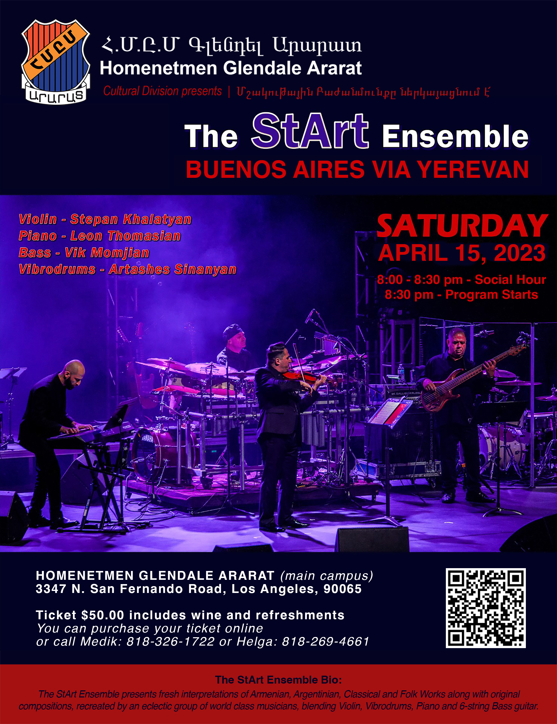 The StArt Ensemble Buenos Aires via Yerevan